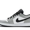 553558-030 Air Jordan 1 Low Light Smoke Grey Sko-1