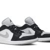 553558-039 Air Jordan 1 Low Shadow Røggrå Sko-4