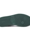 553558-113 Air Jordan 1 Low Hvid Sort Mystic Green Sko-2