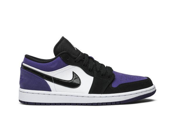 Air Jordan 1 Low Court Lilla Sko 553558-125