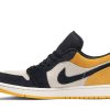 553558-127 Air Jordan 1 Low Universitets Guld Sko-1