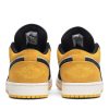 553558-127 Air Jordan 1 Low Universitets Guld Sko-3