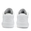 553558-130 Air Jordan 1 Low Triple White Tumbled Leather Sko-3