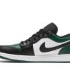 553558-371 Air Jordan 1 Low Grøn Toe Sko-1