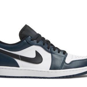 Air Jordan 1 Low Mørk Blågrøn Sko 553558-411