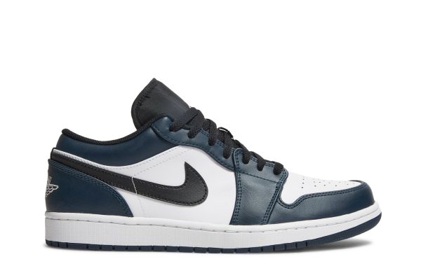 Air Jordan 1 Low Mørk Blågrøn Sko 553558-411