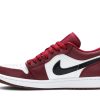 553558-604 Air Jordan 1 Low Ædel rød Sko-1