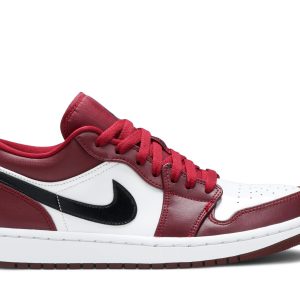 Air Jordan 1 Low Ædel rød Sko 553558-604