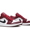 553558-604 Air Jordan 1 Low Ædel rød Sko-4