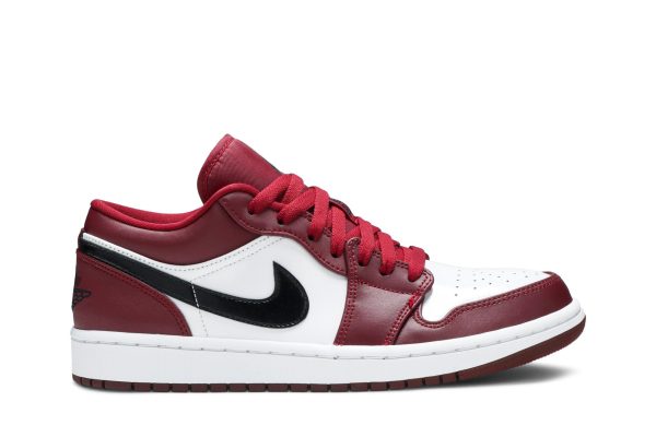 Air Jordan 1 Low Ædel rød Sko 553558-604