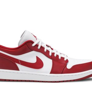 Air Jordan 1 Low Gym Rød Hvid Sko 553558-611