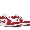 553558-611 Air Jordan 1 Low Gym Rød Hvid Sko-4