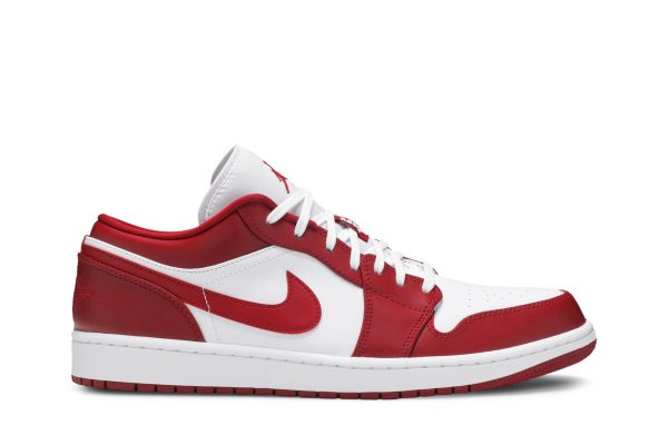 Air Jordan 1 Low Gym Rød Hvid Sko 553558-611