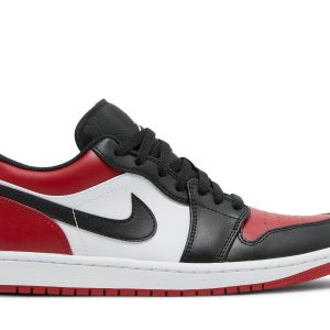 Air Jordan 1 Low Bred Toe Sko 553558-612