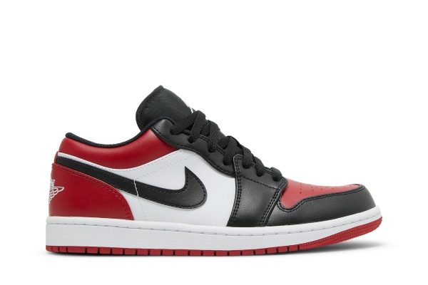 Air Jordan 1 Low Bred Toe Sko 553558-612