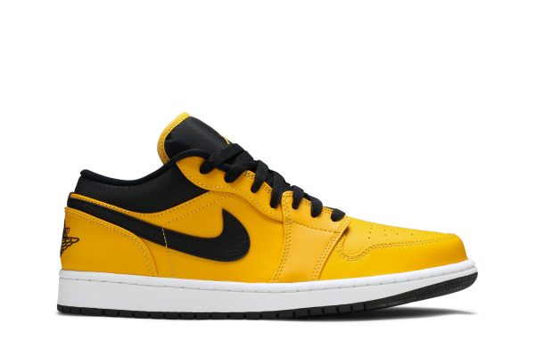 Air Jordan 1 Low Universitet Guld Sort Sko 553558-700