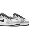 553560-030 Air Jordan 1 Low GS Light Smoke Grey Sko-4