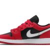 553560-061 Air Jordan 1 Low GS Black Very Berry Sko-1