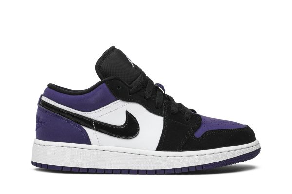 Air Jordan 1 Low GS Court Purple Sko 553560-125