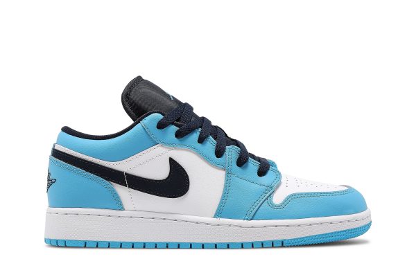 Air Jordan 1 Low GS UNC Sko 553560-144