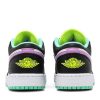 553560-151 Air Jordan 1 Low GS White Violet Shock Sko-3