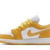 553560-171 Air Jordan 1 GS Pollen Sko Hvid Gul-1