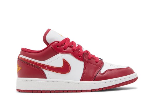 Air Jordan 1 Low GS Cardinal Red Sko 553560-607