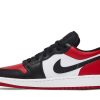 553560-612 Air Jordan 1 Low GS Bred Toe Sko-2