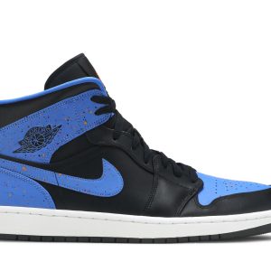 Køb Air Jordan 1 Mid Royal Splatter Sko 554724-048