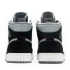 554724-060 Air Jordan 1 Mid Black Grey Sko-4