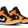 554724-062 Air Jordan 1 Mid Black Cone Sko-1