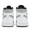 554724-073 Air Jordan 1 Mid White Shadow Sko-3