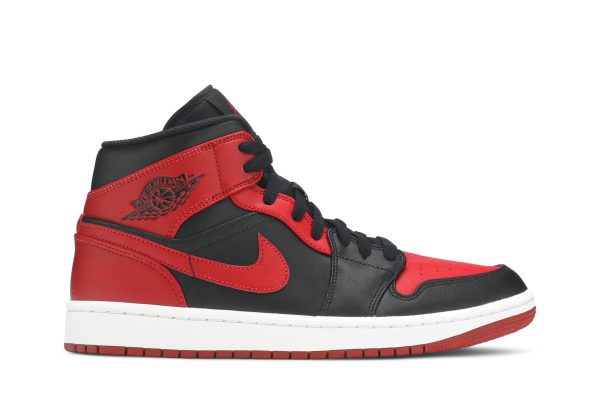 Air Jordan 1 Mid Banned Sko 554724-074