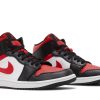 554724-079 Air Jordan 1 Mid Bred Toe Sko-4