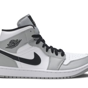 Køb Air Jordan 1 Mid Smoke Grey Sko 554724-092