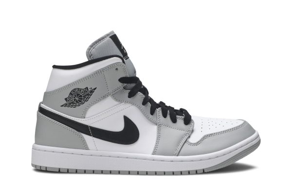 Køb Air Jordan 1 Mid Smoke Grey Sko 554724-092