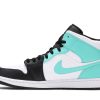 554724-132 Air Jordan 1 Mid Tropical Twist Igloo Sko-1