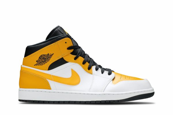 Køb Air Jordan 1 Mid University Gold Sko 554724-170