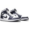 554724-174 Air Jordan 1 Mid Obsidian Sko-4