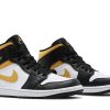 554724-177 Air Jordan 1 Mid Black University Gold Sko-4