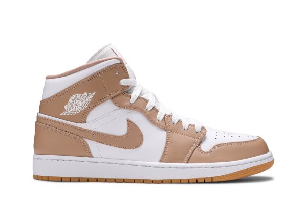 Køb Air Jordan 1 Mid Tan Gum Sko 554724-271