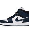 554724-411 Air Jordan 1 Mid Armory Navy Sko-1