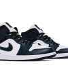 554724-411 Air Jordan 1 Mid Armory Navy Sko-4