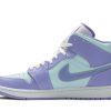 554724-500 Air Jordan 1 Mid Purple Pulse Sko-1