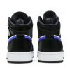 554725-084 Air Jordan 1 Mid GS Sort Racer Blå Sko-3