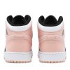 554725-133 Air Jordan 1 Mid GS Crimson Tint Sko-3