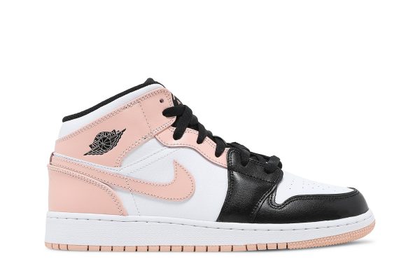 Køb Air Jordan 1 Mid GS Crimson Tint Sko 554725-133