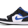 554725-140 Air Jordan 1 Mid GS Racer blå Sko-1