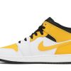 554725-170 Air Jordan 1 Mid GS University Gold Sko-1