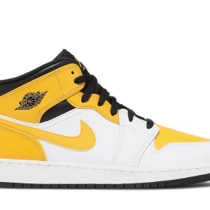 Køb Air Jordan 1 Mid GS University Gold Sko 554725-170